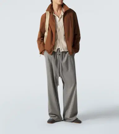 Moncler Socot leather-trimmed blouson jacket | Thumbnail 2 Moncler Socot leather-trimmed blouson jacket | Thumbnail 2