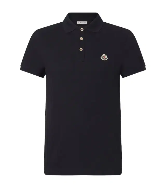 Cotton piqué polo shirt