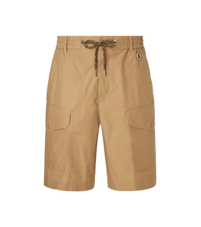 Cotton poplin cargo shorts