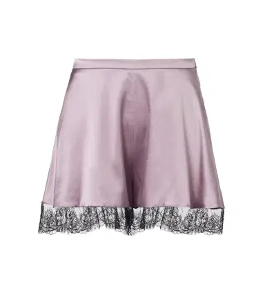 Nina Ricci Lace-trimmed silk-blend satin shorts | Thumbnail 1