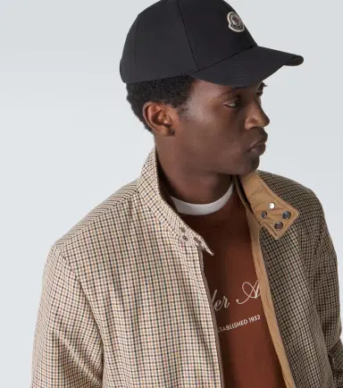 Moncler Logo cotton twill baseball cap | Thumbnail 4