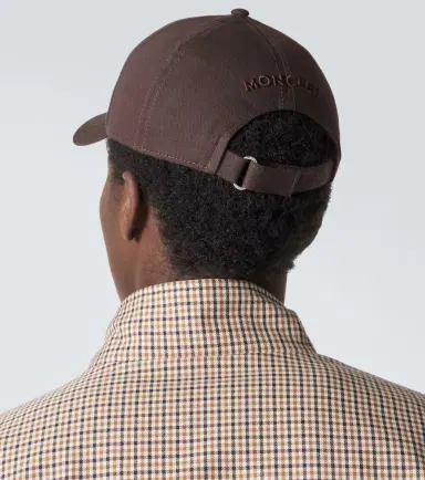 Moncler Logo cotton gabardine baseball cap | Thumbnail 4