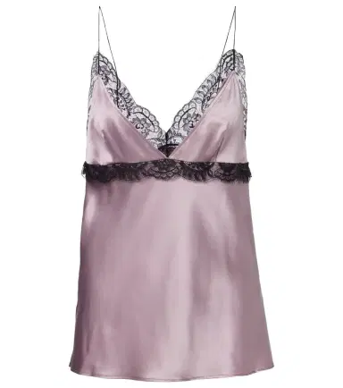 Nina Ricci Lace-trimmed silk-blend satin camisole | Thumbnail 1