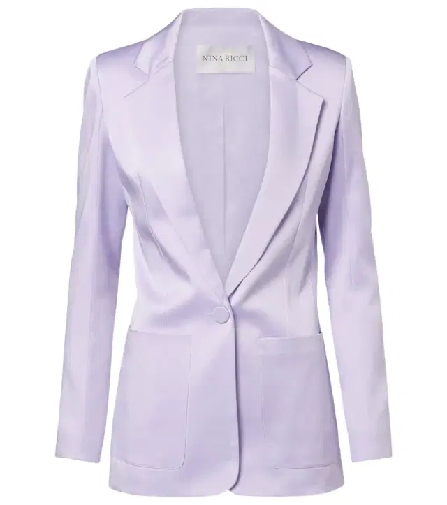 Nina Ricci Crêpe satin blazer