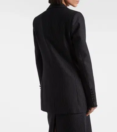 Nina Ricci Pinstripe wool-blend blazer | Thumbnail 5
