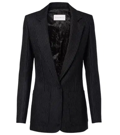 Nina Ricci Pinstripe wool-blend blazer | Thumbnail 1
