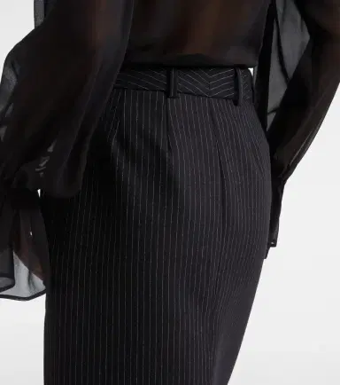 Nina Ricci Pinstriped wool-blend pencil skirt | Thumbnail 6