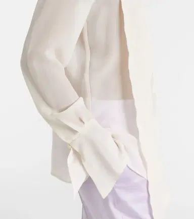 Nina Ricci Scarf-detail silk blouse | Thumbnail 2