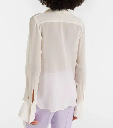 Nina Ricci Scarf-detail silk blouse | Thumbnail 6