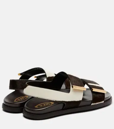 Tod's Printed calf hair sandals | Thumbnail 2 Tod's Printed calf hair sandals | Thumbnail 2