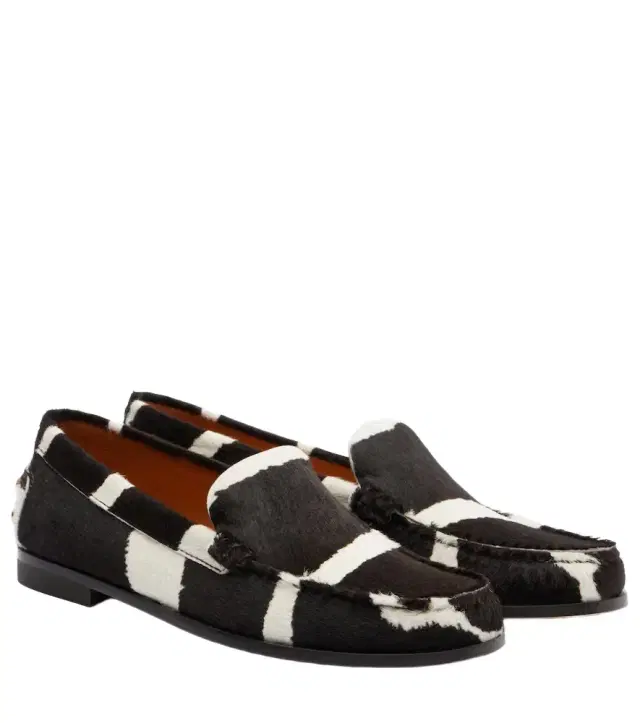 Tod's Printed calf hair loafers