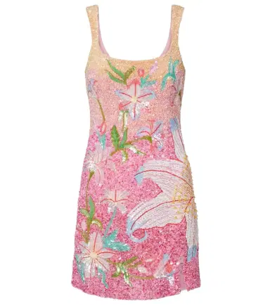 LA FUORI Là Fuori Floral sequined minidress | Thumbnail 1