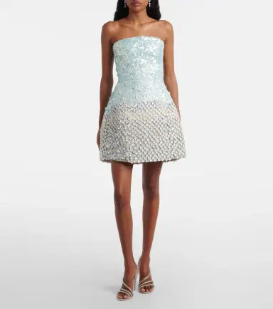 LA FUORI Là Fuori Floral sequined minidress | Thumbnail 2 LA FUORI Là Fuori Floral sequined minidress | Thumbnail 2