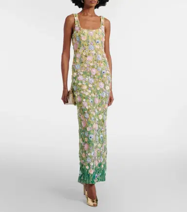 La Fuori Là Fuori Embellished floral gown | Thumbnail 2