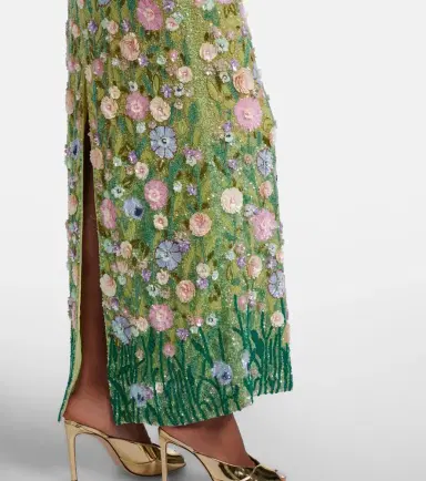 La Fuori Là Fuori Embellished floral gown | Thumbnail 4