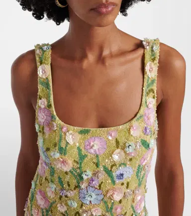 La Fuori Là Fuori Embellished floral gown | Thumbnail 5