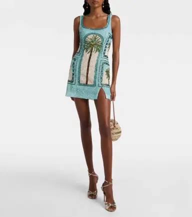 LA FUORI Là Fuori Palm Jumeirah embellished minidress | Thumbnail 2
