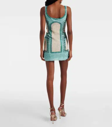 LA FUORI Là Fuori Palm Jumeirah embellished minidress | Thumbnail 3