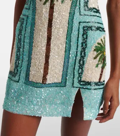 LA FUORI Là Fuori Palm Jumeirah embellished minidress | Thumbnail 5