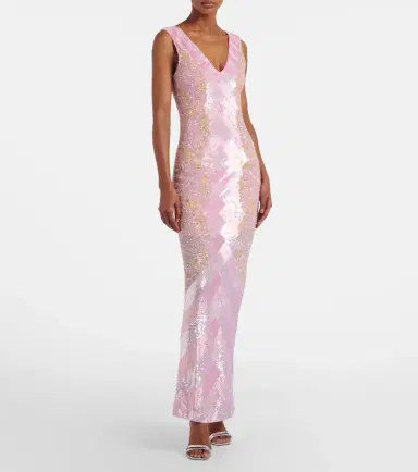 LA FUORI Là Fuori Panorama embellished caped gown | Thumbnail 5 LA FUORI Là Fuori Panorama embellished caped gown | Thumbnail 5