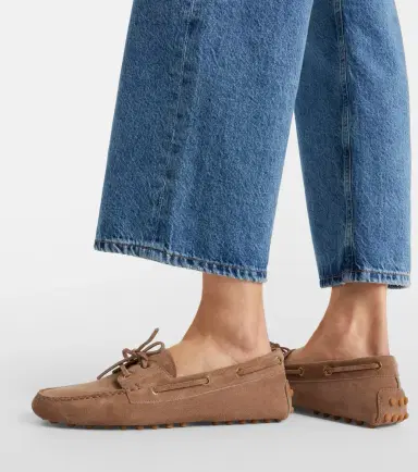Tod's Suede boat shoes | Thumbnail 6