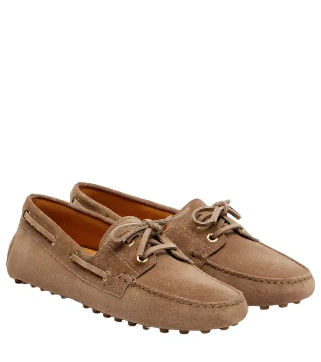 Suede boat shoes