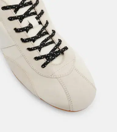 Tod's Suede-trimmed satin sneakers | Thumbnail 3
