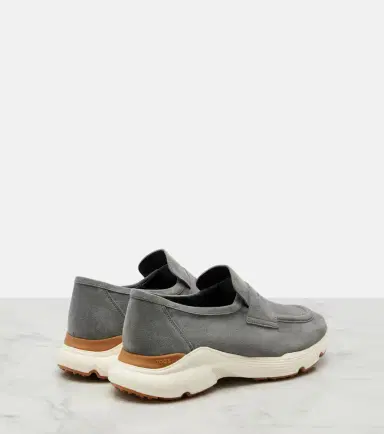 Tod's Suede penny loafers | Thumbnail 4 Tod's Suede penny loafers | Thumbnail 4