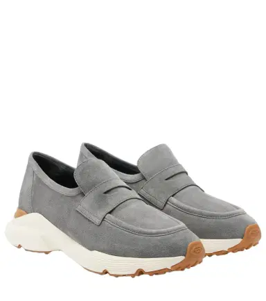 Tod's Suede penny loafers | Thumbnail 1 Tod's Suede penny loafers | Thumbnail 1