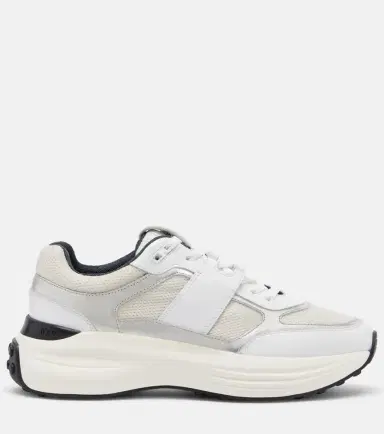 Tod's Leather-trimmed sneakers | Thumbnail 2