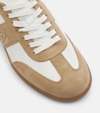 Tod's Suede-trimmed leather sneakers | Thumbnail 3