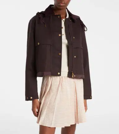 Moncler Aconitum cotton and linen-blend jacket | Thumbnail 5 Moncler Aconitum cotton and linen-blend jacket | Thumbnail 5