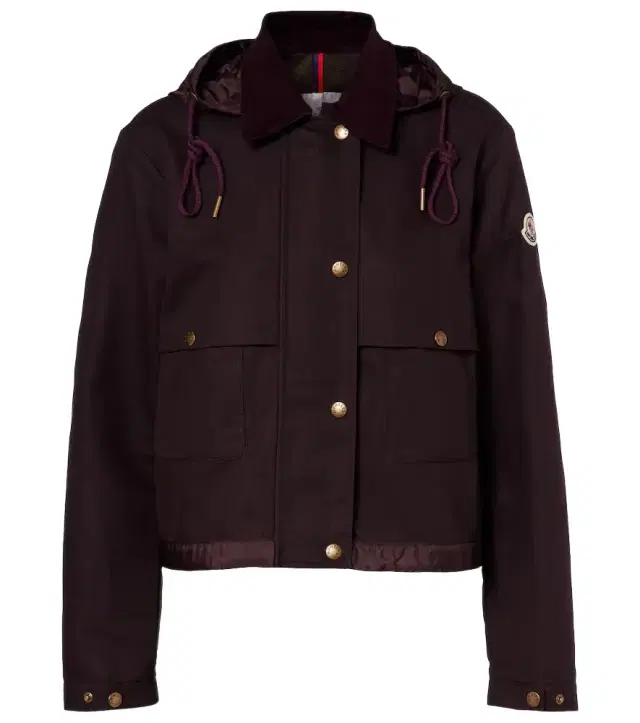 Moncler Aconitum cotton and linen-blend jacket