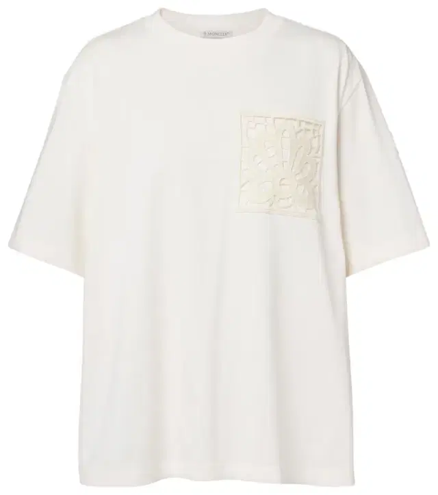 Embroidered oversized cotton jersey T-shirt