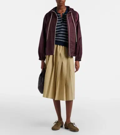 Moncler Logo striped cotton-blend polo sweater | Thumbnail 3 Moncler Logo striped cotton-blend polo sweater | Thumbnail 3