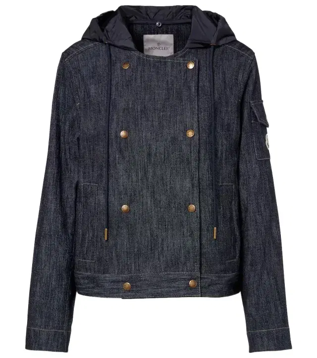 Moncler Diervilla double-breasted denim jacket