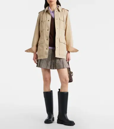 Moncler Centaurea belted field jacket | Thumbnail 6 Moncler Centaurea belted field jacket | Thumbnail 6
