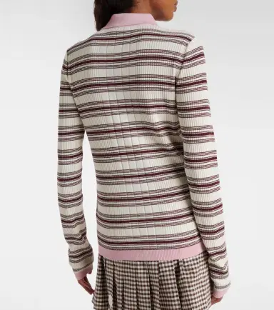 Moncler triped cotton polo shirt | Thumbnail 2 Moncler triped cotton polo shirt | Thumbnail 2