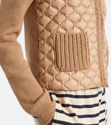 Moncler Down-paneled cardigan | Thumbnail 3