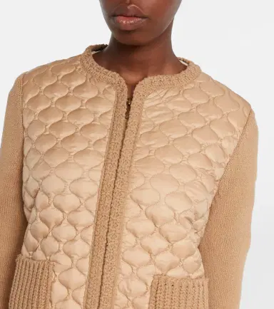 Moncler Down-paneled cardigan | Thumbnail 5