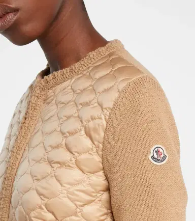 Moncler Down-paneled cardigan | Thumbnail 6