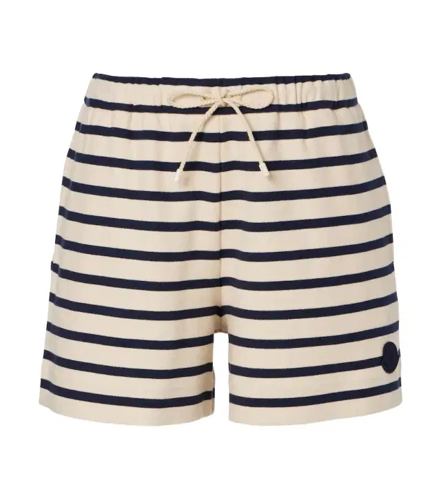 triped cotton jersey shorts