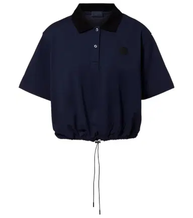 Moncler Cotton piqué polo shirt | Thumbnail 1 Moncler Cotton piqué polo shirt | Thumbnail 1