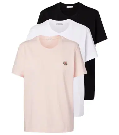 Moncler et of 3 cotton jersey T-shirts | Thumbnail 1