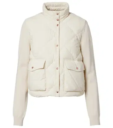 Moncler Down-paneled cardigan | Thumbnail 1 Moncler Down-paneled cardigan | Thumbnail 1