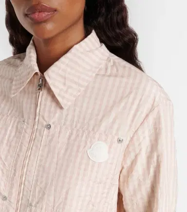 Moncler Gingham cotton-blend jacket | Thumbnail 6 Moncler Gingham cotton-blend jacket | Thumbnail 6