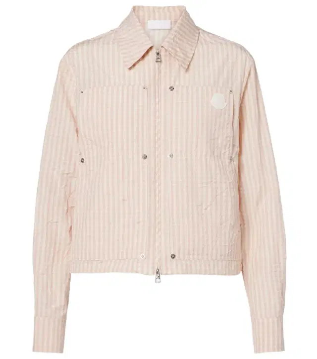 Gingham cotton-blend jacket