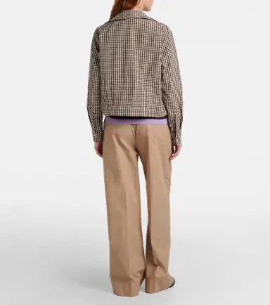 Moncler Cotton wide-leg pants | Thumbnail 3