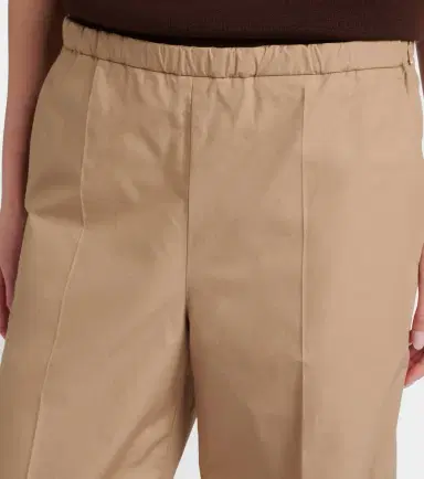 Moncler Cotton wide-leg pants | Thumbnail 4