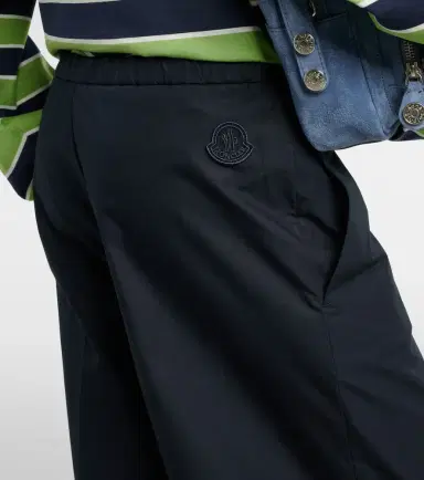 Moncler Cotton wide-leg pants | Thumbnail 2